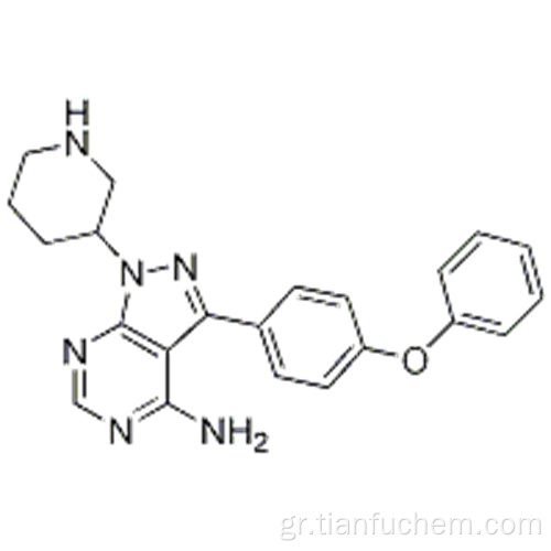 3- (4-Φαινοξυ-φαινυλ) -1-πιπεριδιν-3-υλ-1Η-πυραζολο [3,4-d] πυριμιδιν- 4- υλαμίνη CAS 1022150-12-4
